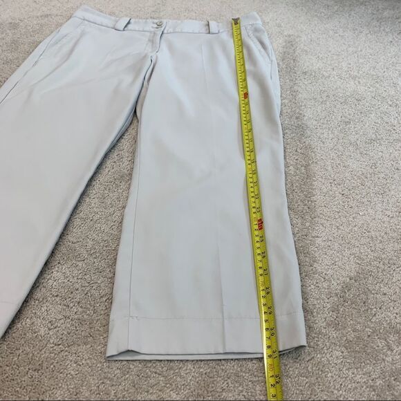 NIKE Golf beige capris Sz 12 - Picture 10 of 12